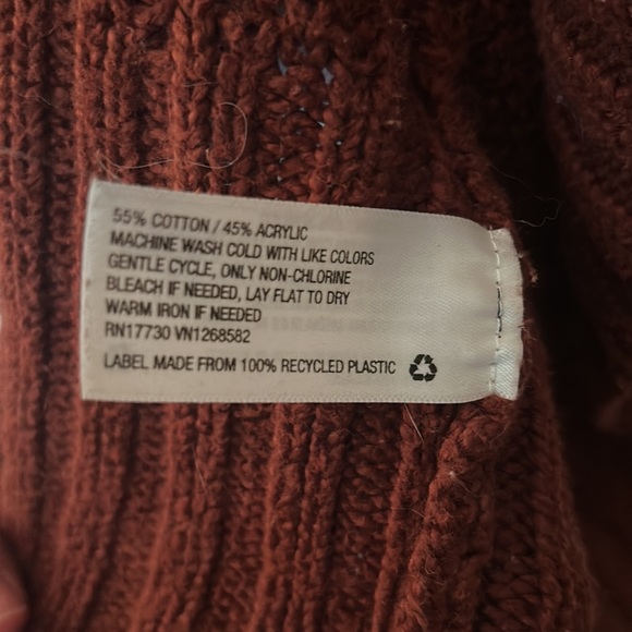 Mossimo Supply Co. (XXL) rust cardigan - Picture 4 of 4
